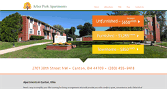 Desktop Screenshot of cantonohioapartments.com